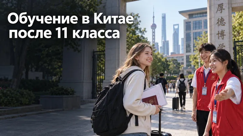 Обучение в Китае после 11 класса Обучение в Китае после 11 класса