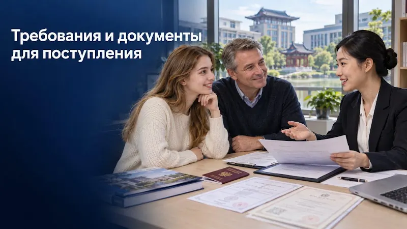 Требования и документы для поступления Требования и документы для поступления