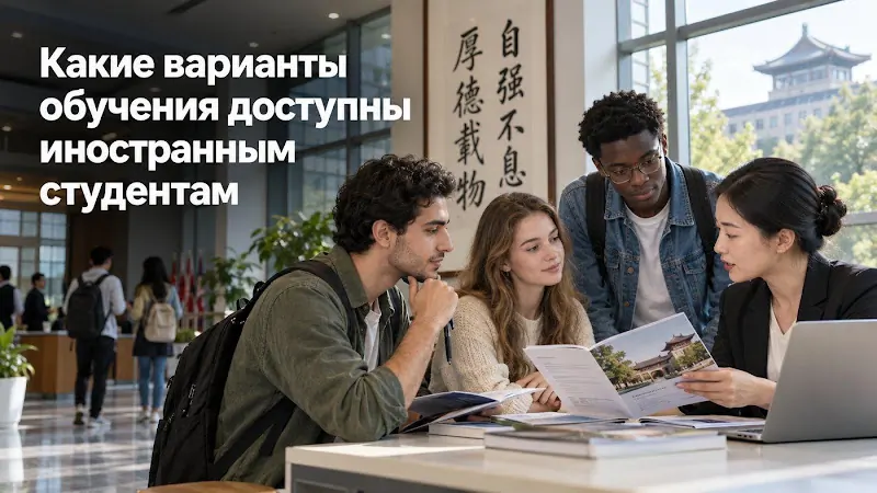 Какие варианты обучения доступны иностранным студентам Какие варианты обучения доступны иностранным студентам